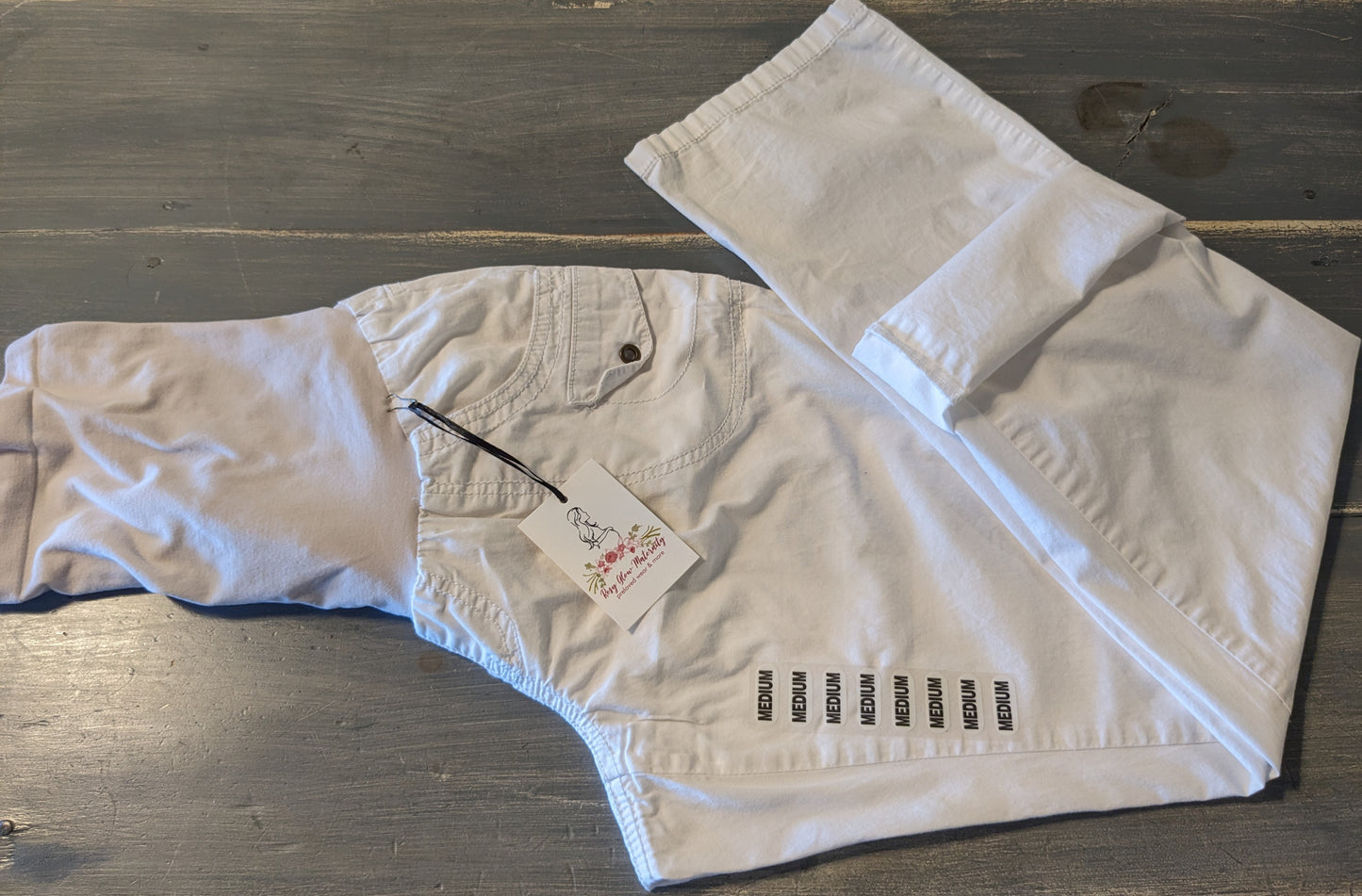 Full panel 28" capris cargo pants, Multi