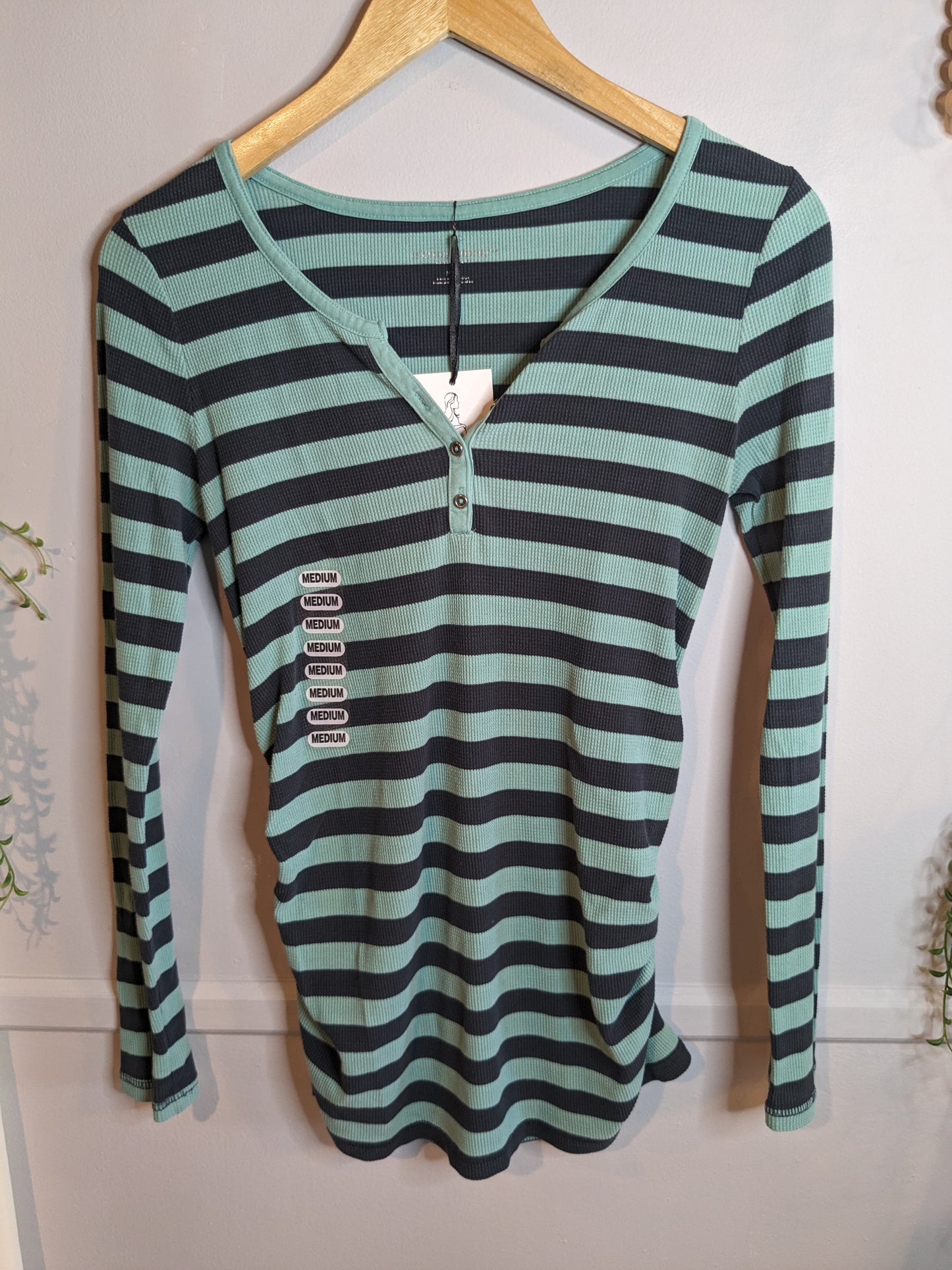 Front snap thermal LS top, Multi