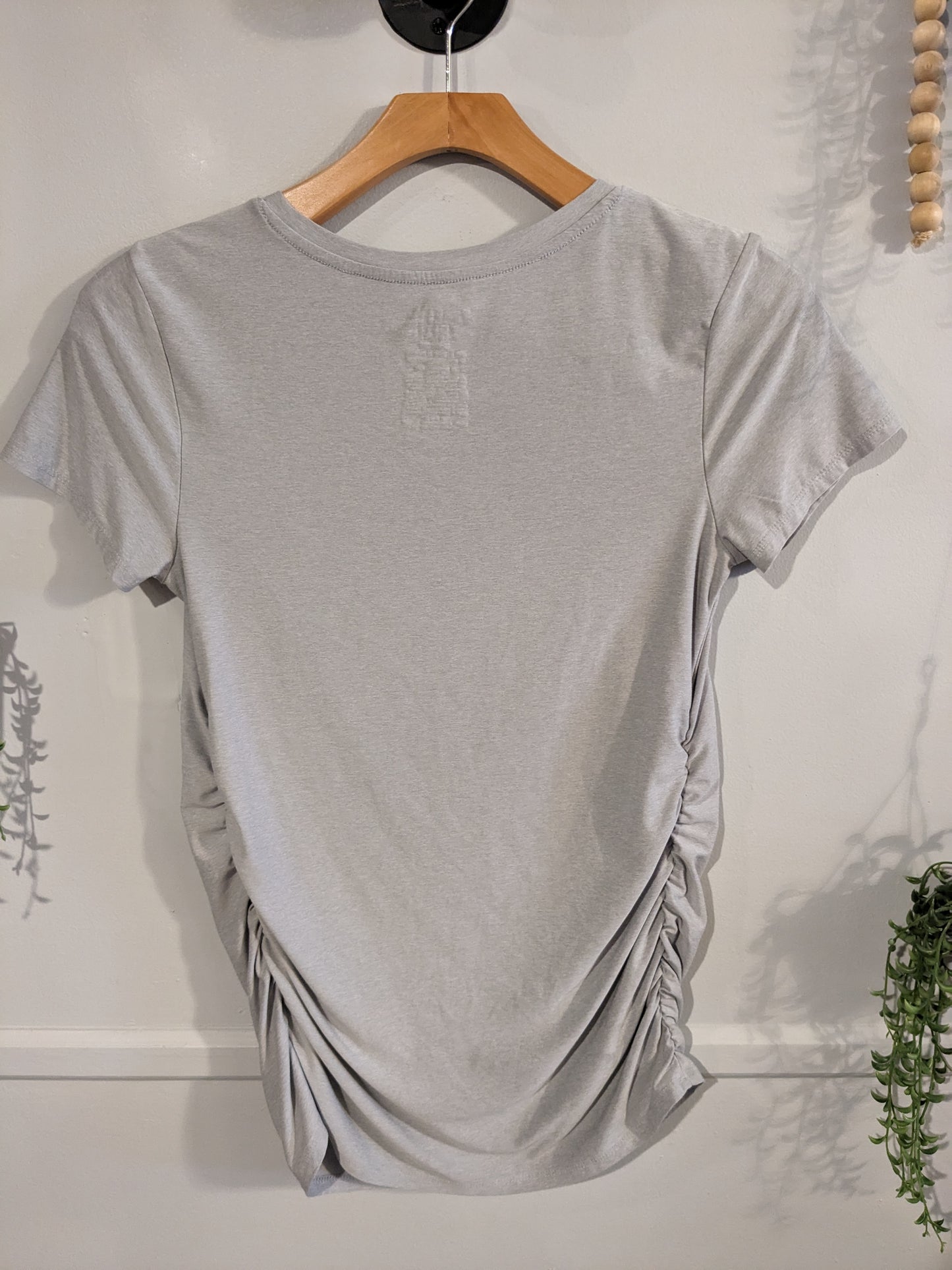 'I love you already' SS graphic tee, Grey
