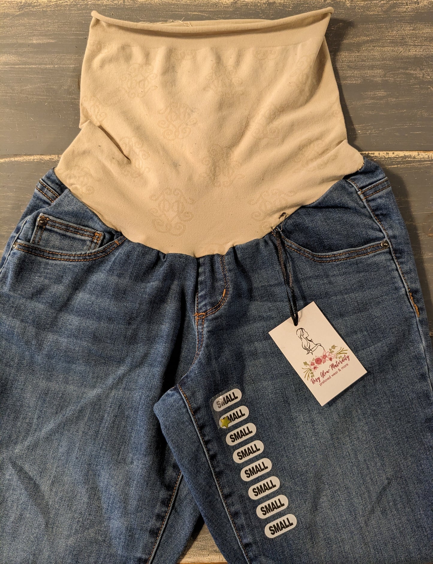 Full panel 26" skinny jeans, Medium wash