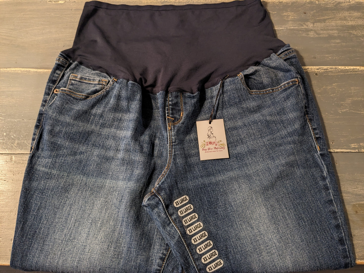 Full panel 29" bootcut jeans, Multi wash