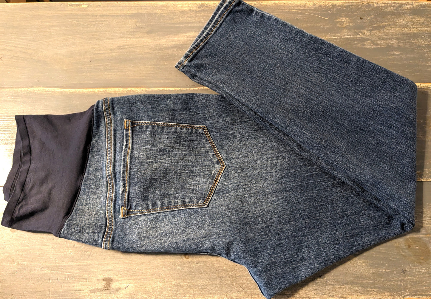 Full panel 29" bootcut jeans, Multi wash