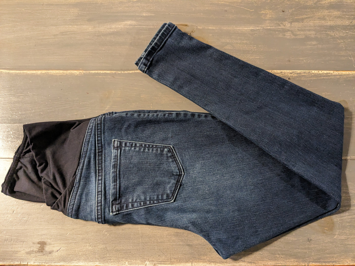 Essential convertible panel 26" skinny jeans, Multi wash