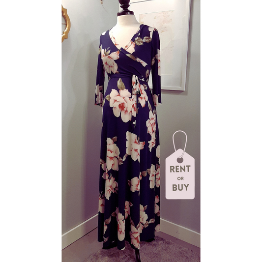 Blooming Beauty in Navy