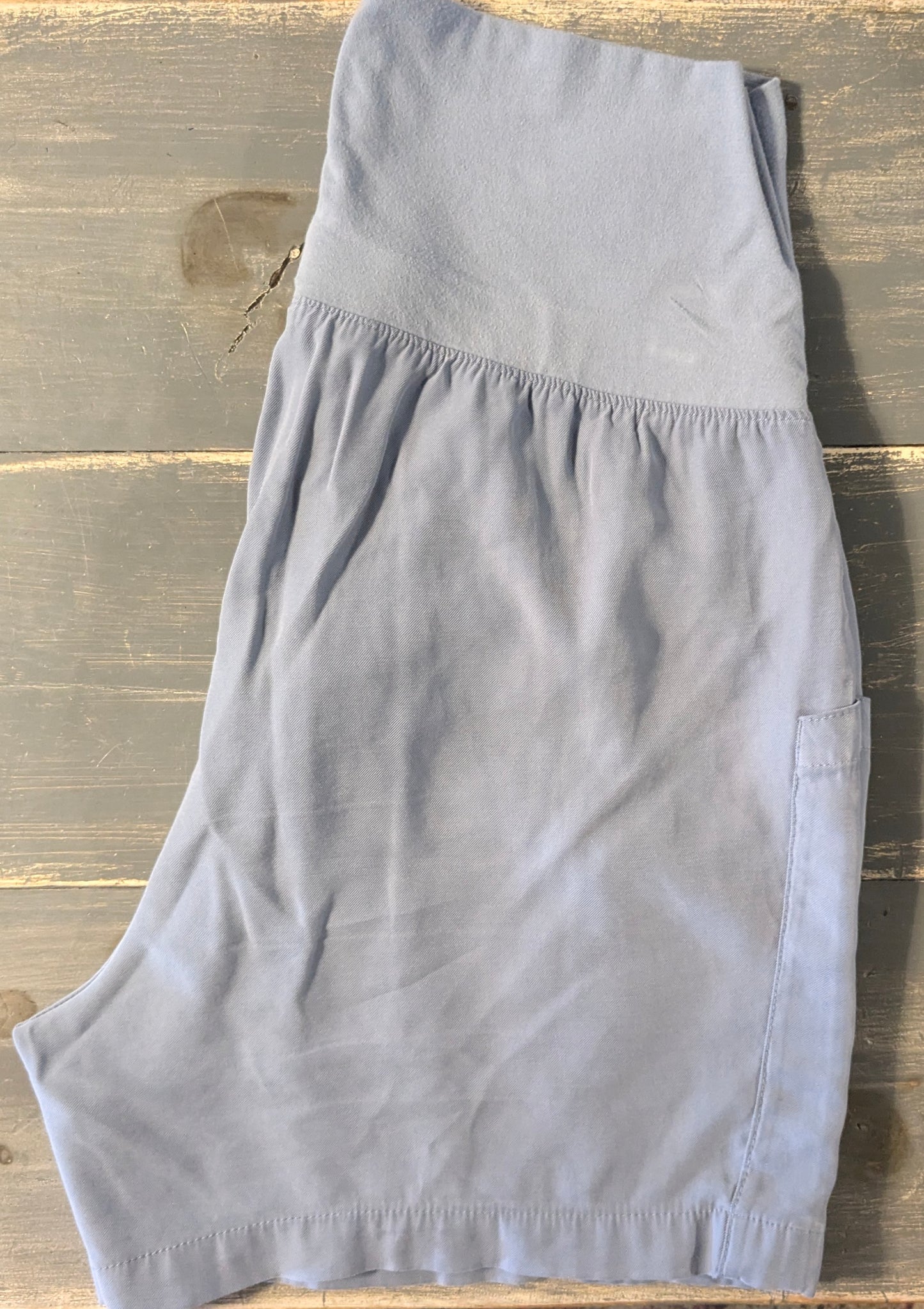 Mid panel 5" casual shorts w/ pockets, Dusty blue