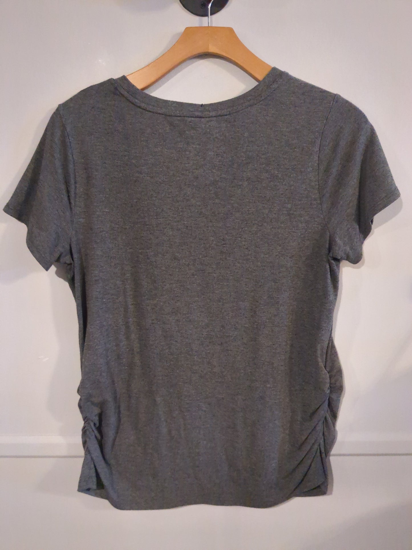 'mamas can do anything' graphic SS tee, Charcoal