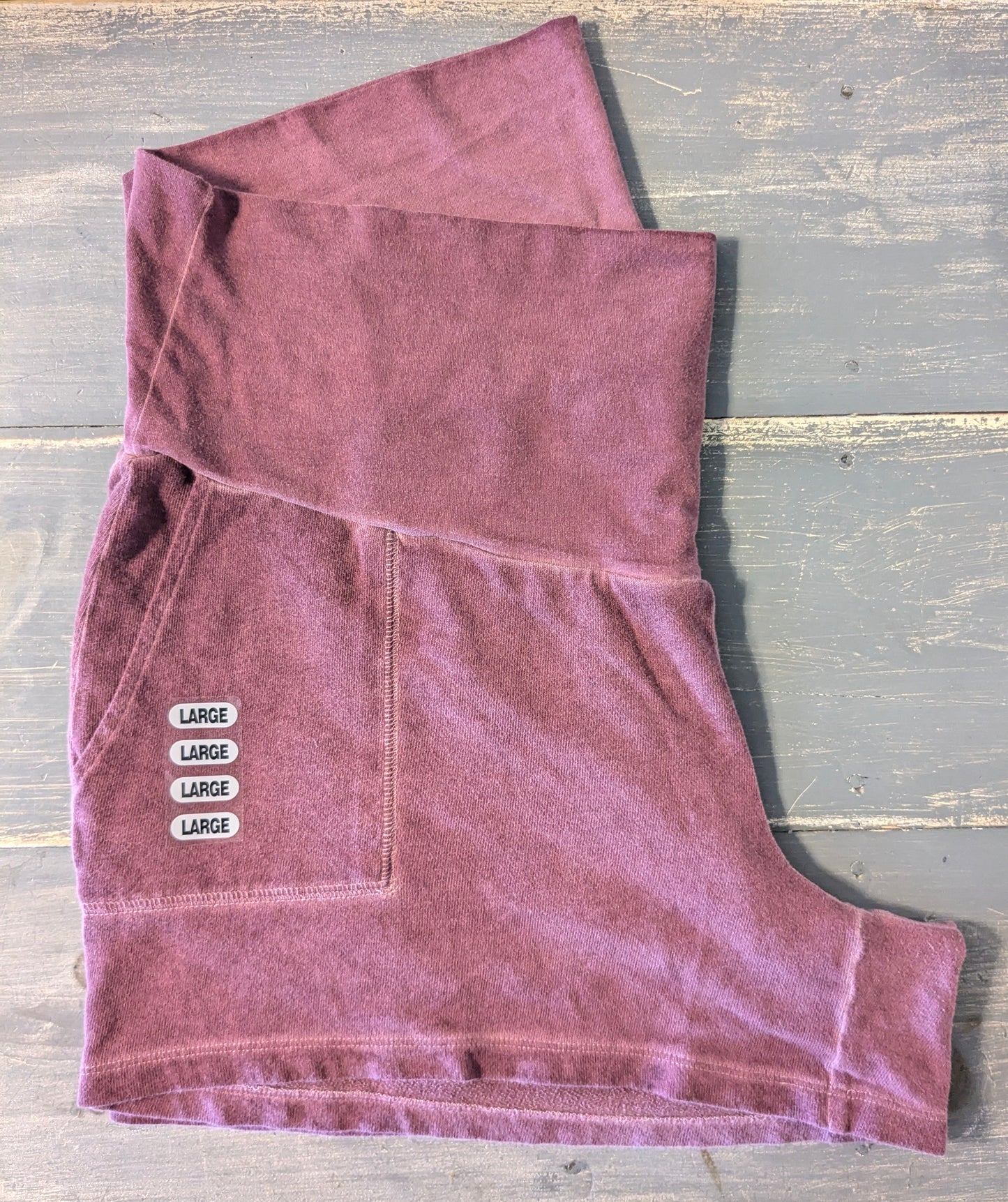 Mid panel 3.5" pocket lounge shorts, Burgundy