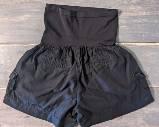 Casual full panel 3.5" shorts w/ pockets, Black