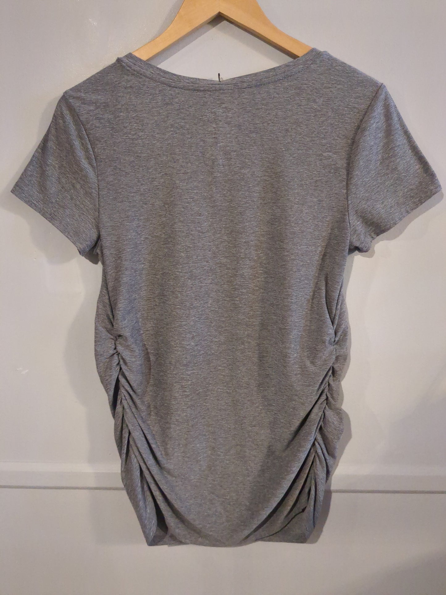 'Eat Sleep Grow Repeat' SS graphic tee, Grey
