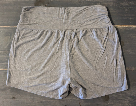 Ruched under-belly panel 3" lounge shorts, Multi