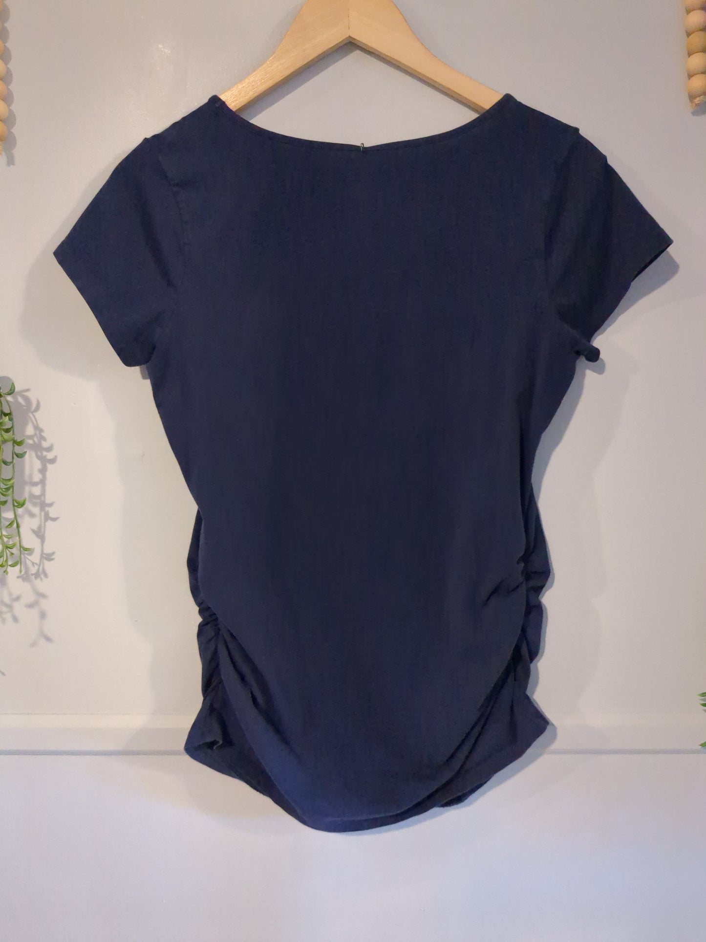 Vintage stye fitted scoop neck SS tee, Multi