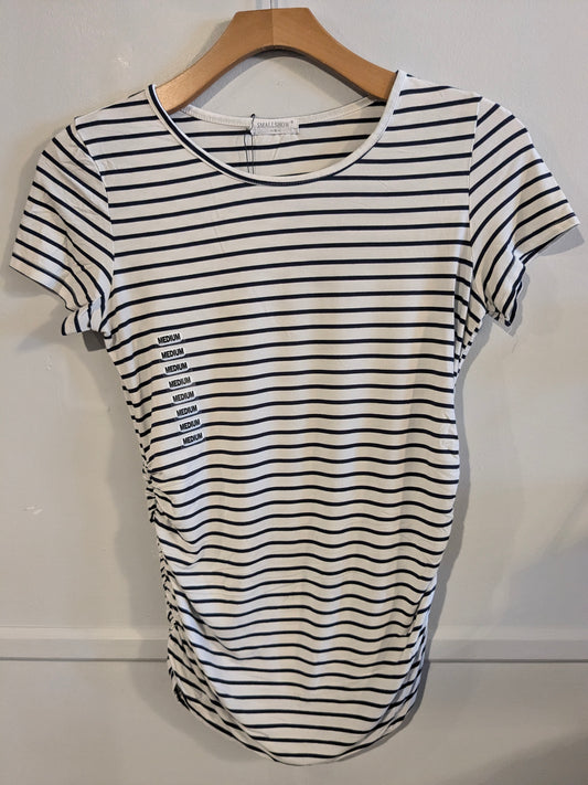 Essential fitted round neck SS tee, Multi