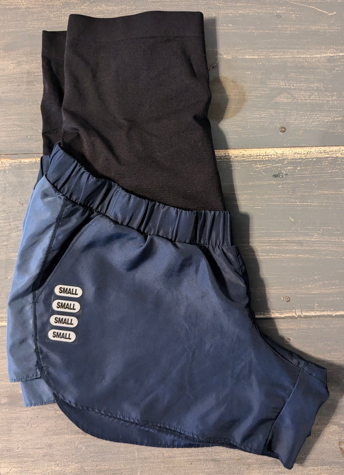 Full panel 4" active shorts, Navy