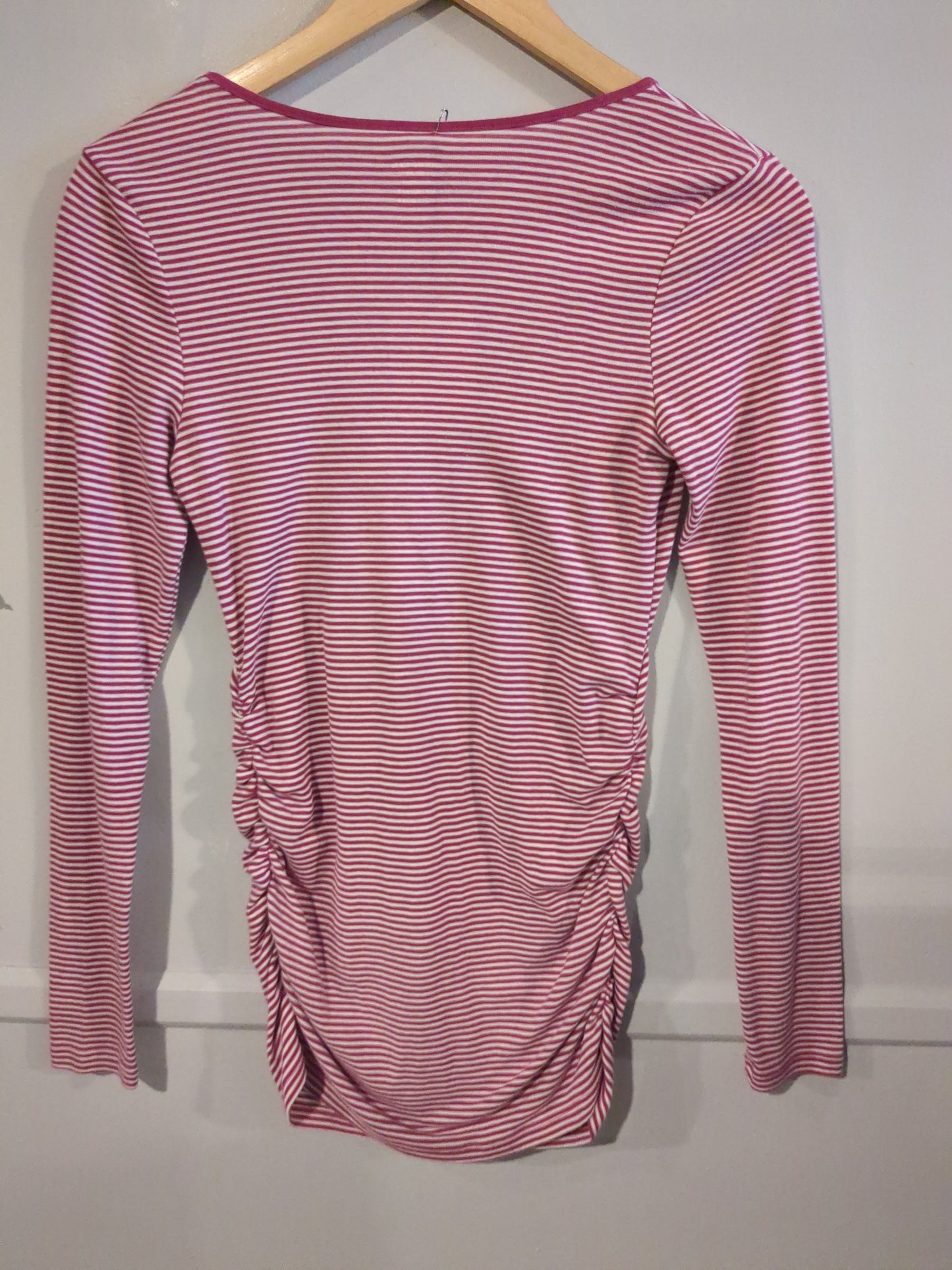 Classic fitted scoop neck LS tee, Multi