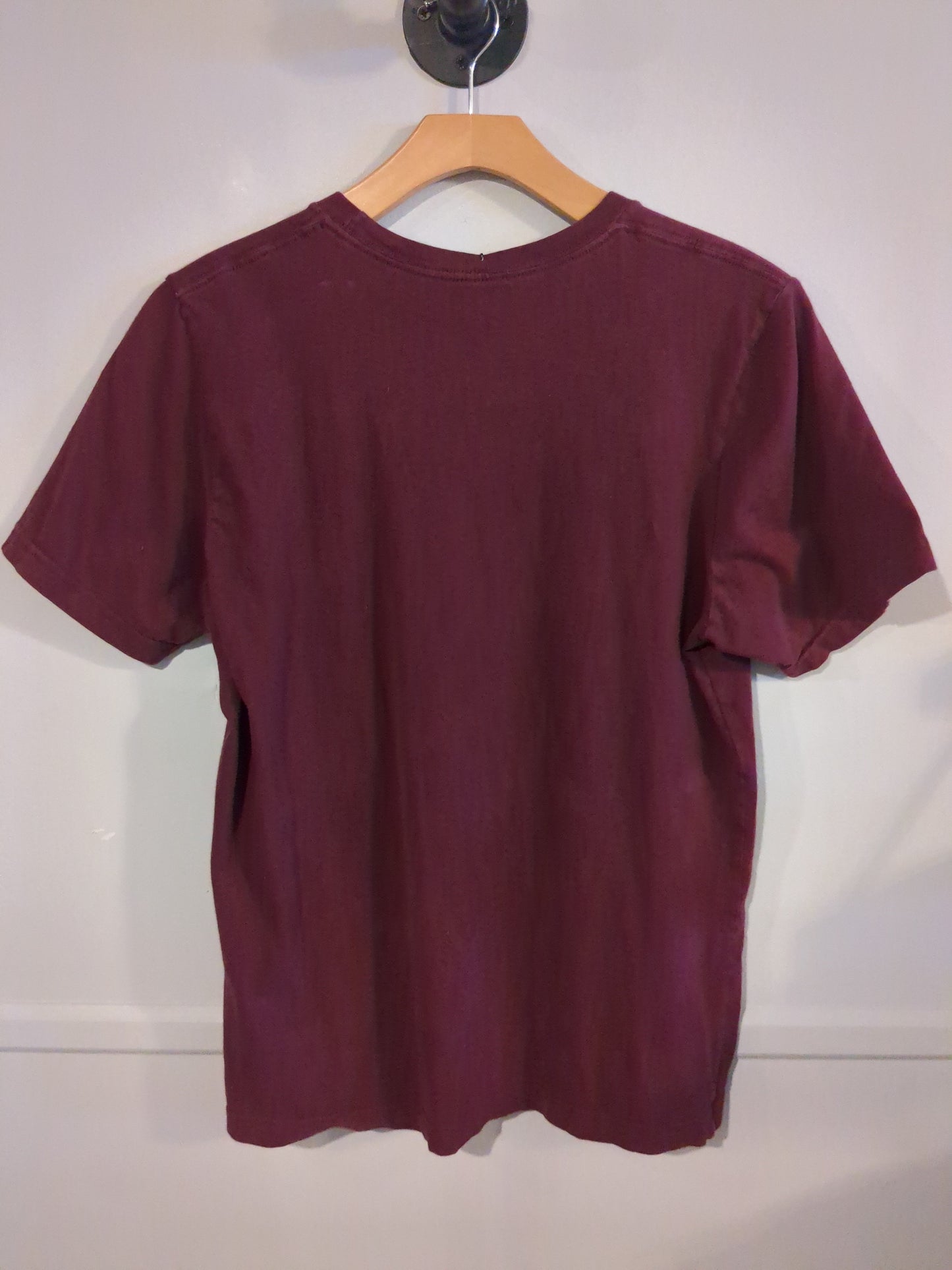 'what the bump wants the bump gets' SS graphic tee, Wine