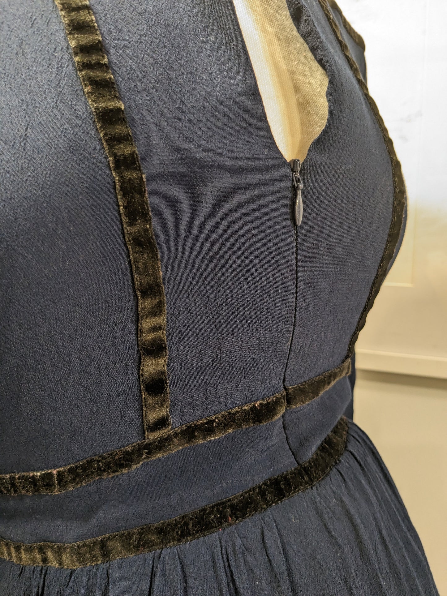 Sophisticated Velvet in Navy