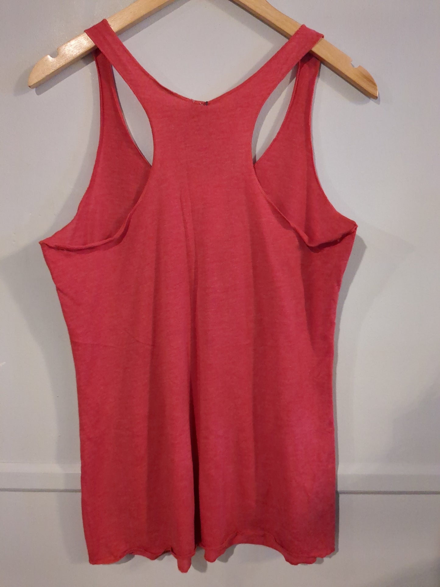 'All American Mama' graphic racerback tank, Red