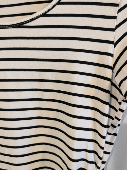 Essential fitted SS round neck tee, Multi