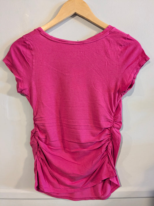 Essential fitted scoop neck SS tee, Multi