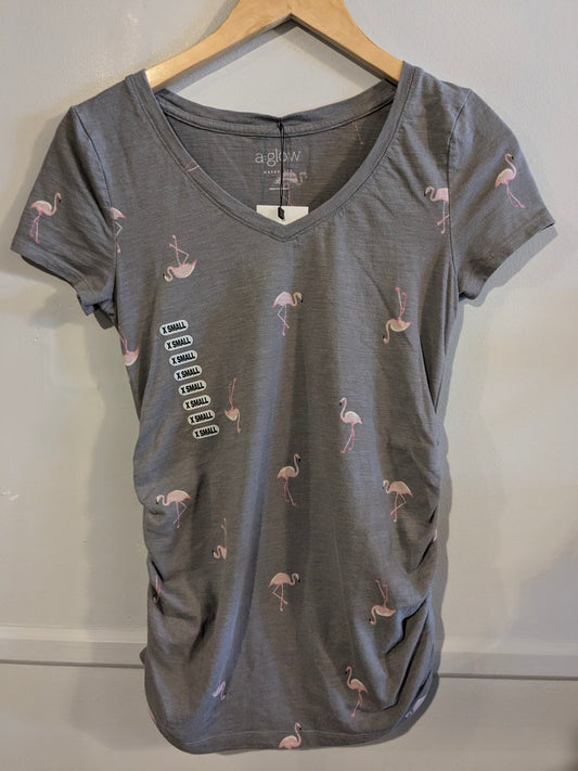 Essential fitted v-neck SS tee, Multi