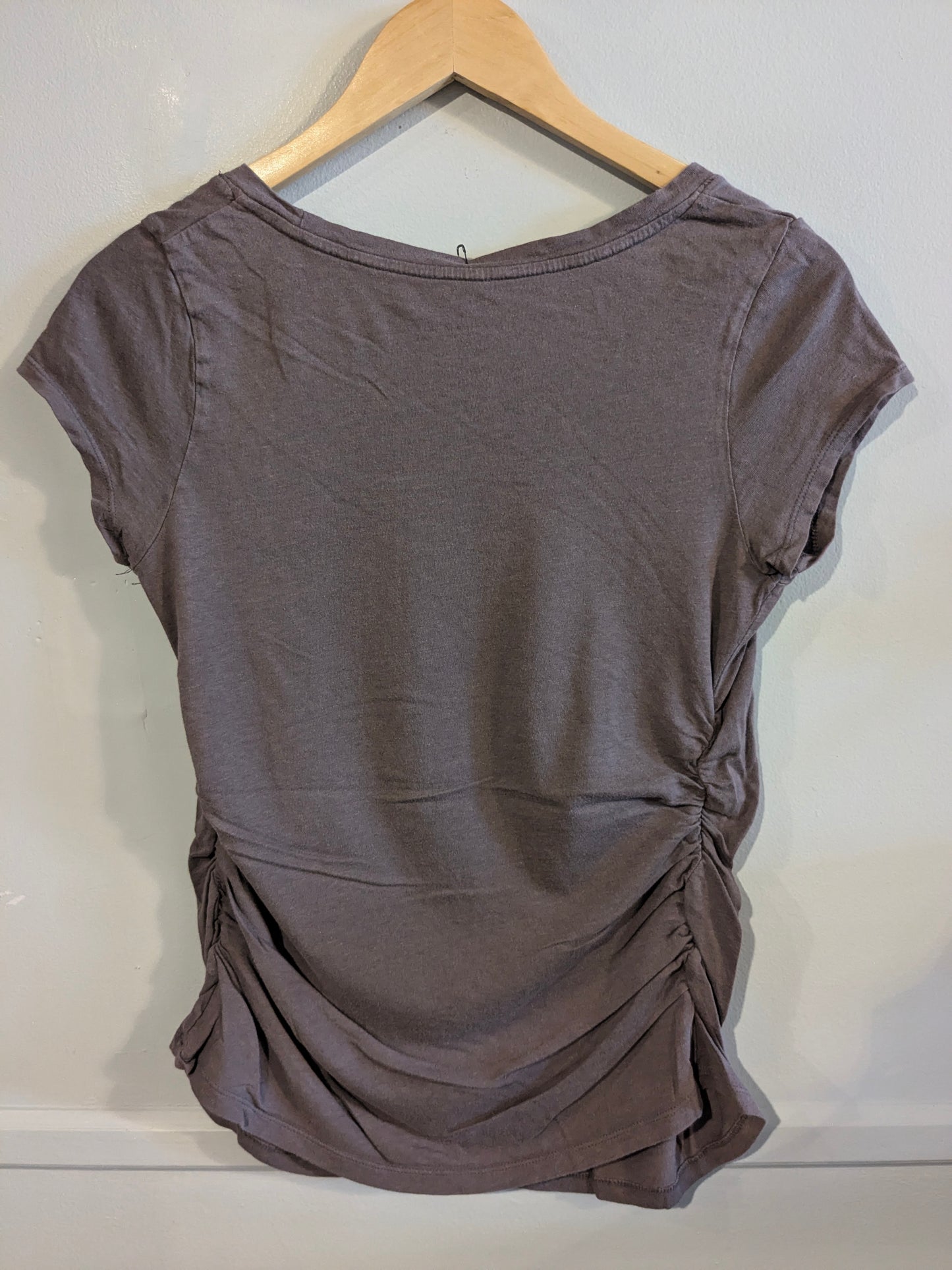 Essential fitted scoop neck SS tee, Multi