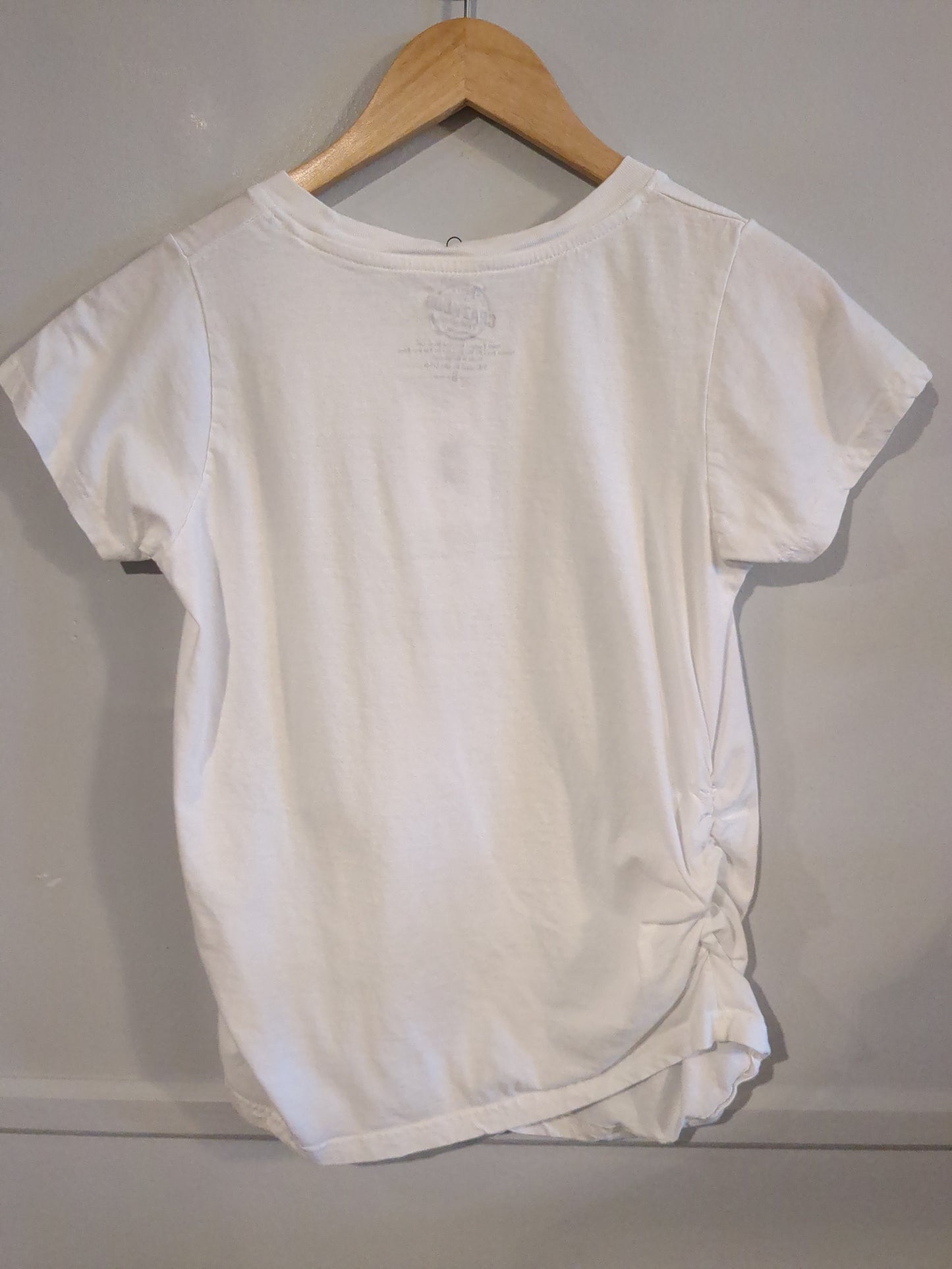 'We're getting our fur babies a pet human.' graphic SS tee, White