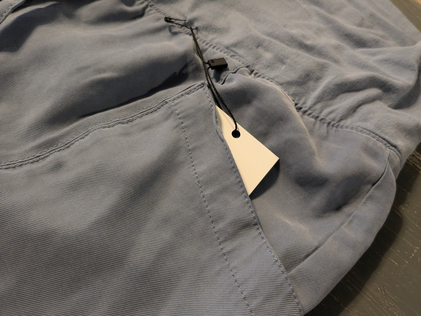 Mid panel 5" casual shorts w/ pockets, Dusty blue