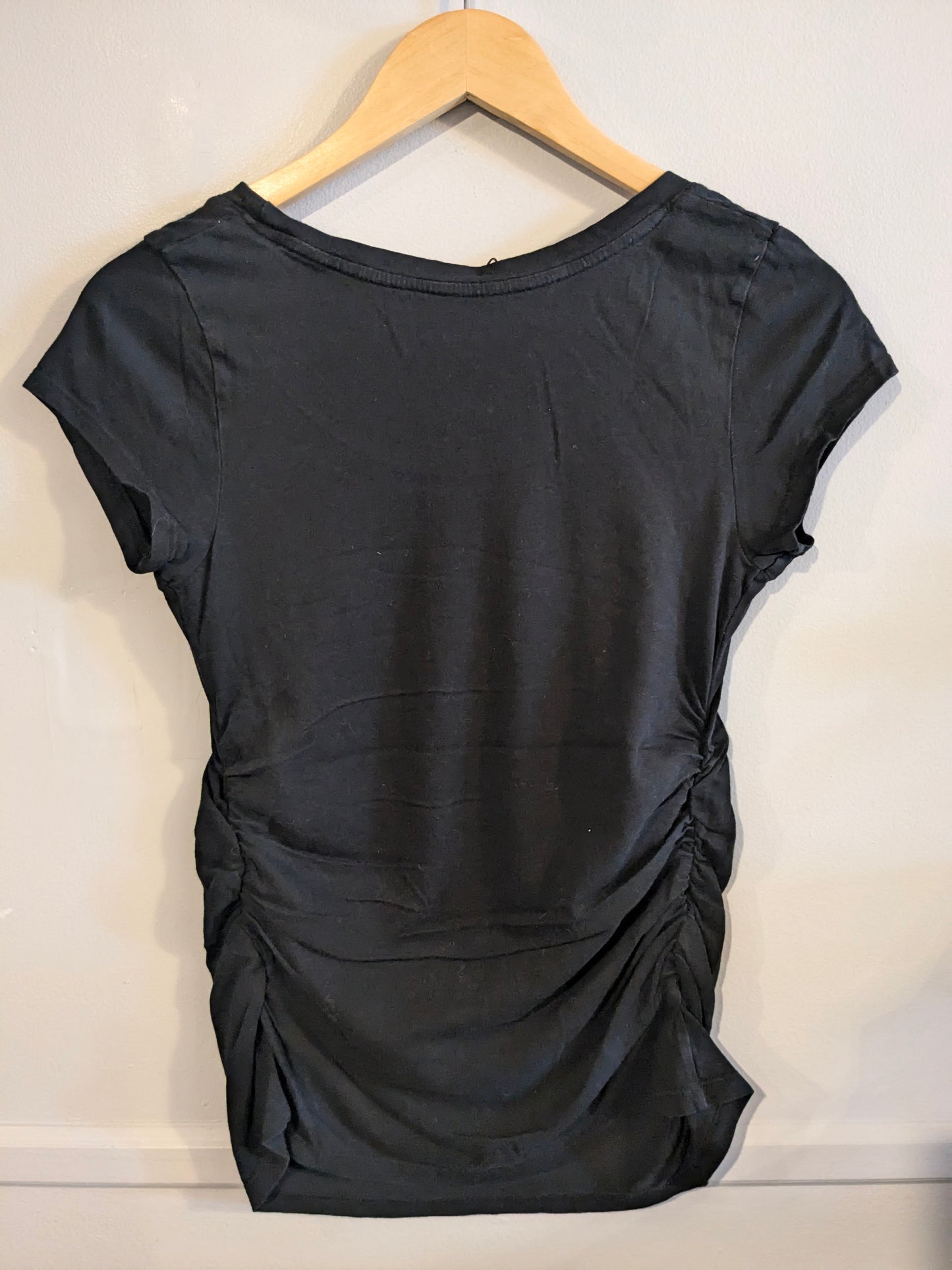 Essential fitted scoop neck SS tee, Multi