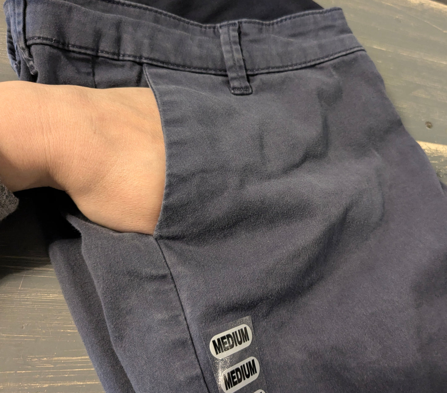 True waistband full panel 9" casual shorts w/ pockets, Multi