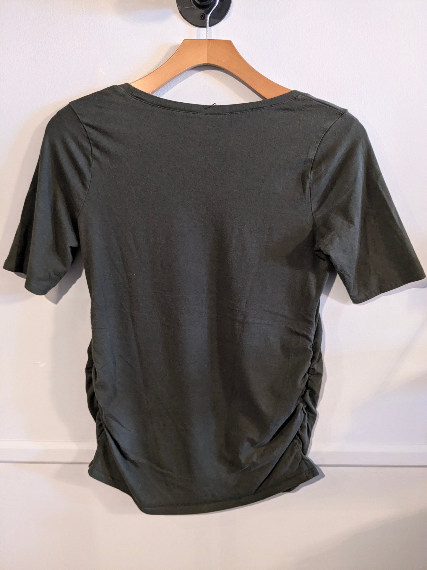 Essential fitted scoop neck SS tee, Multi