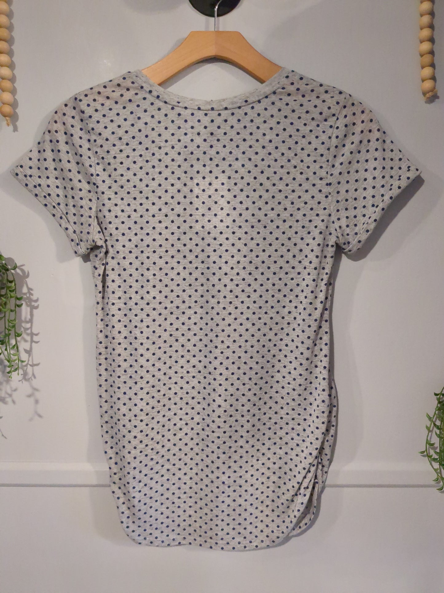 Classic scoop neck fitted cuffed SS tee, Multi