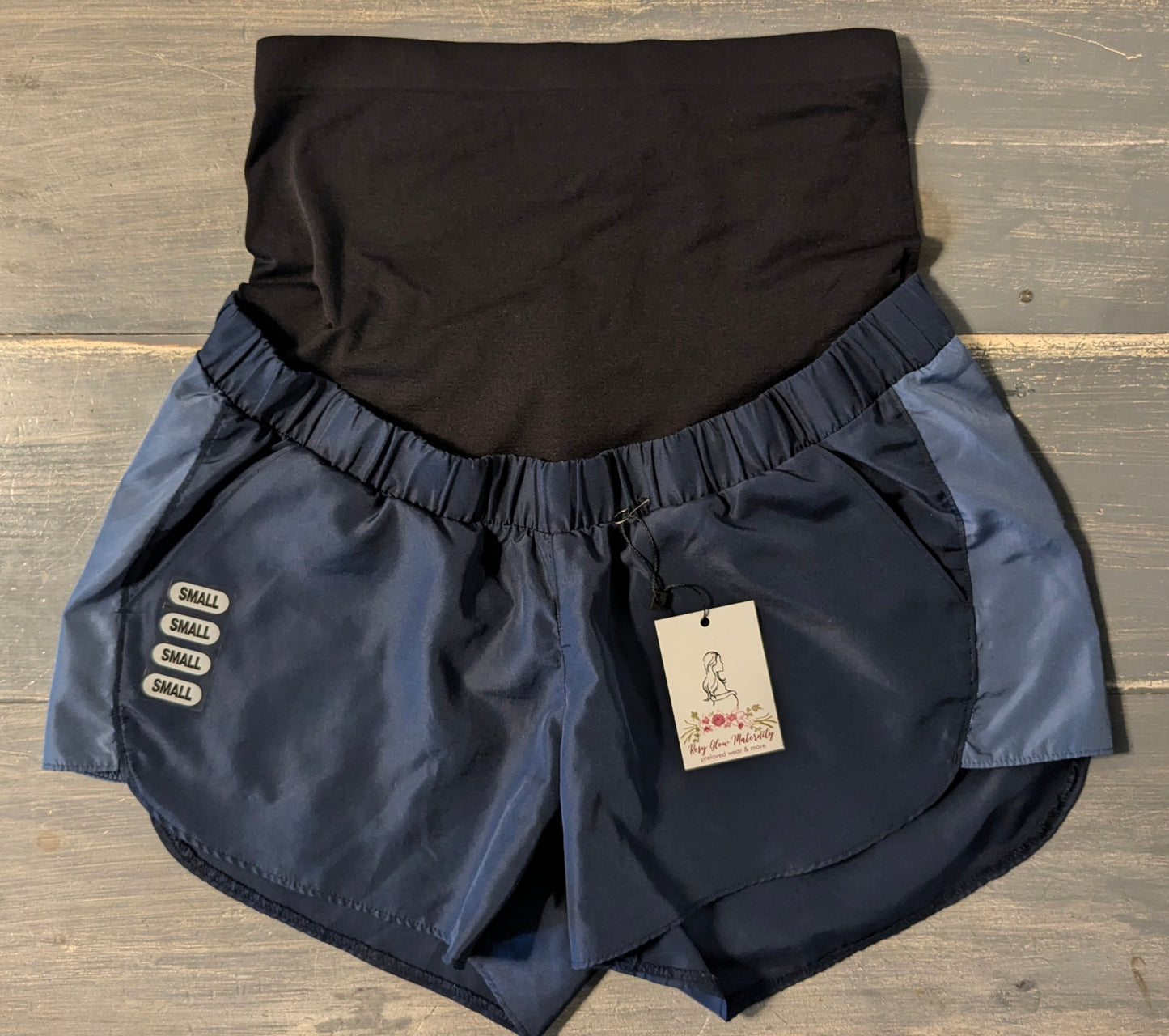 Full panel 4" active shorts, Navy