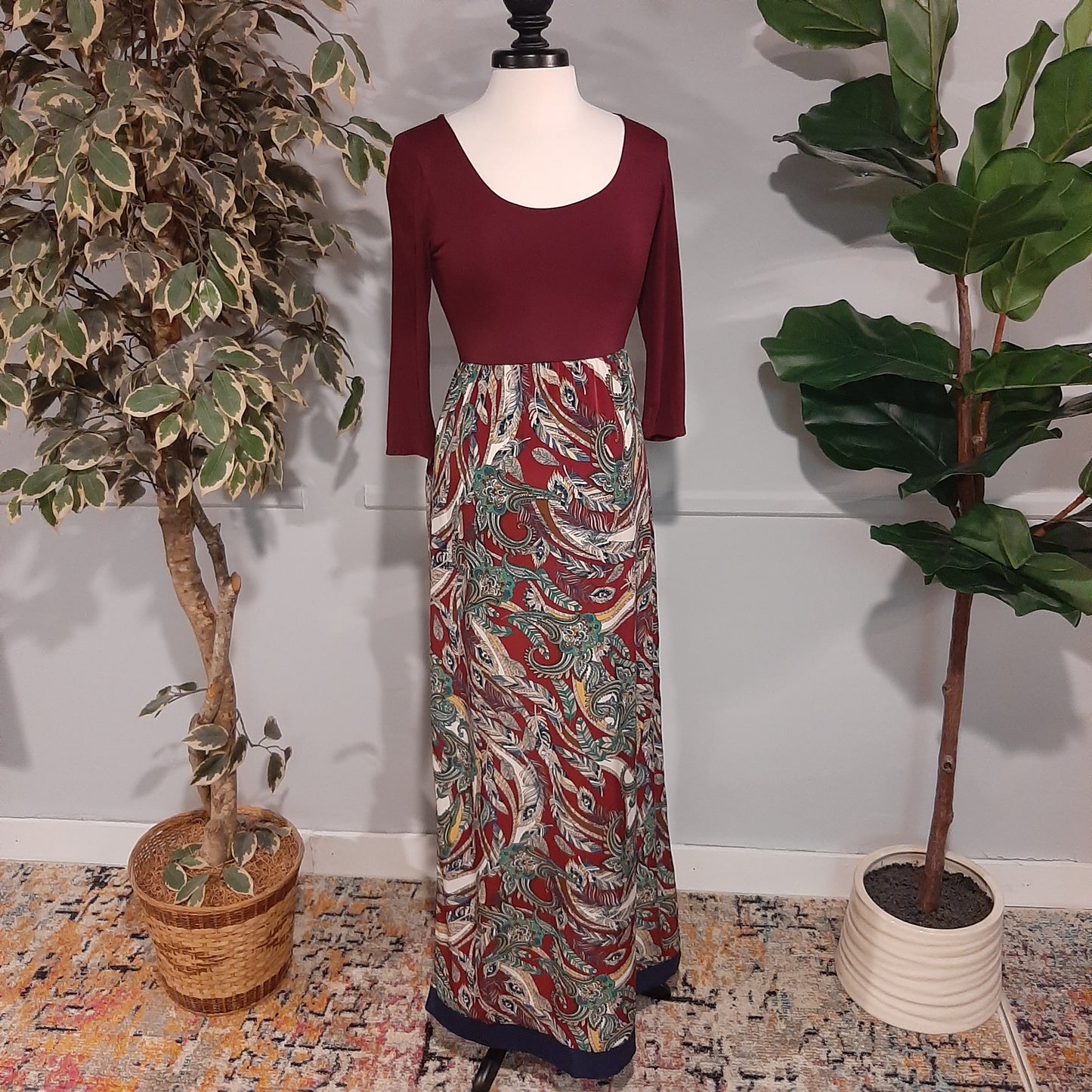 Red Wine Paisley Dream