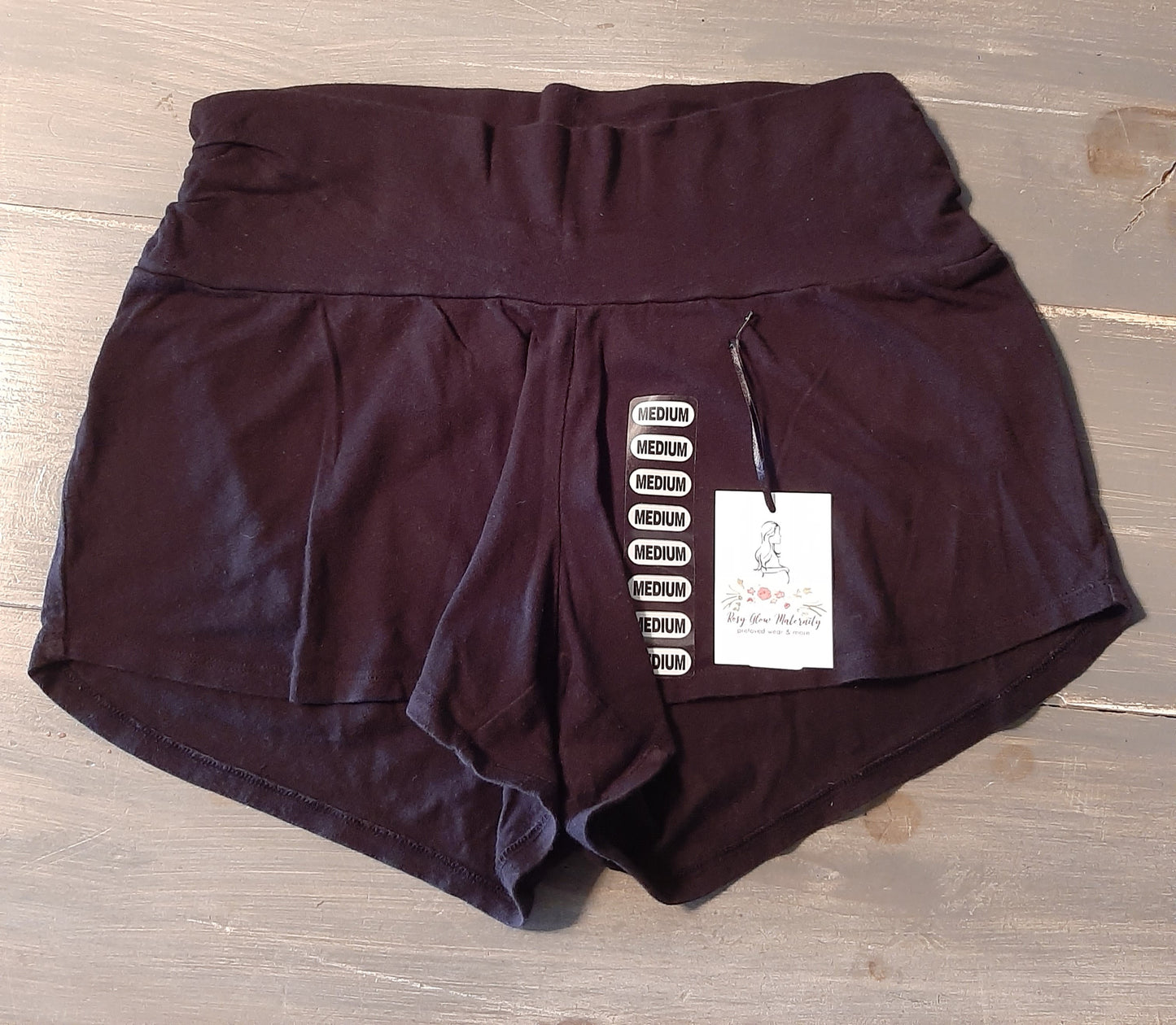 Ruched under-belly panel 3" lounge shorts, White tie-dye