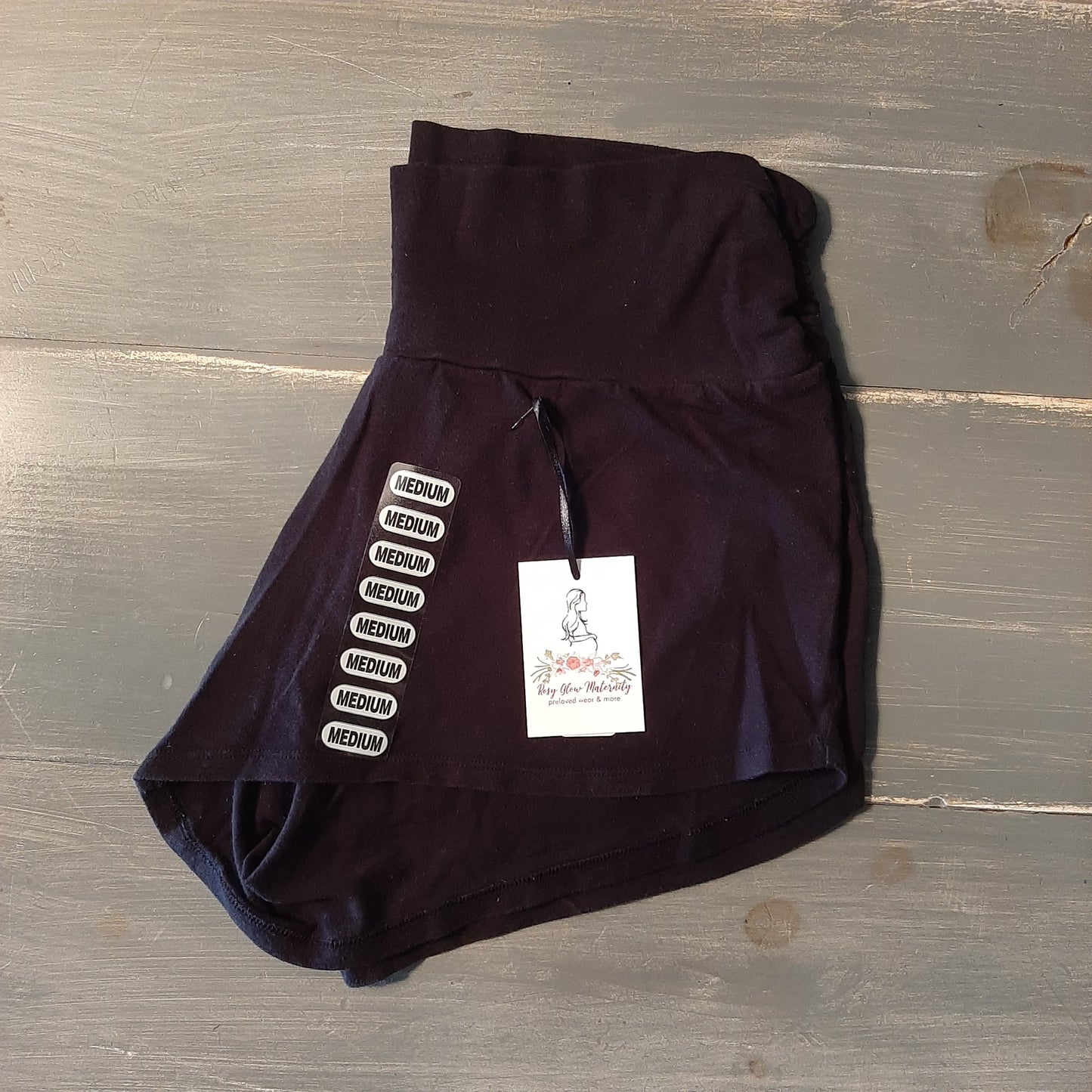 Ruched under-belly panel 3" lounge shorts, White tie-dye