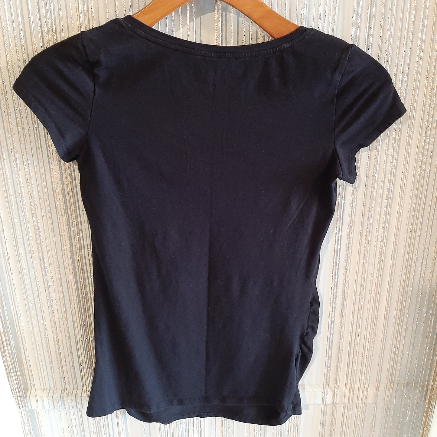 Essential fitted v-neck SS tee, Multi