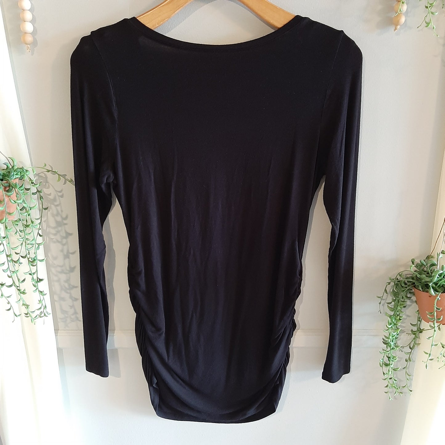 Classic v-neck LS tee, Multi