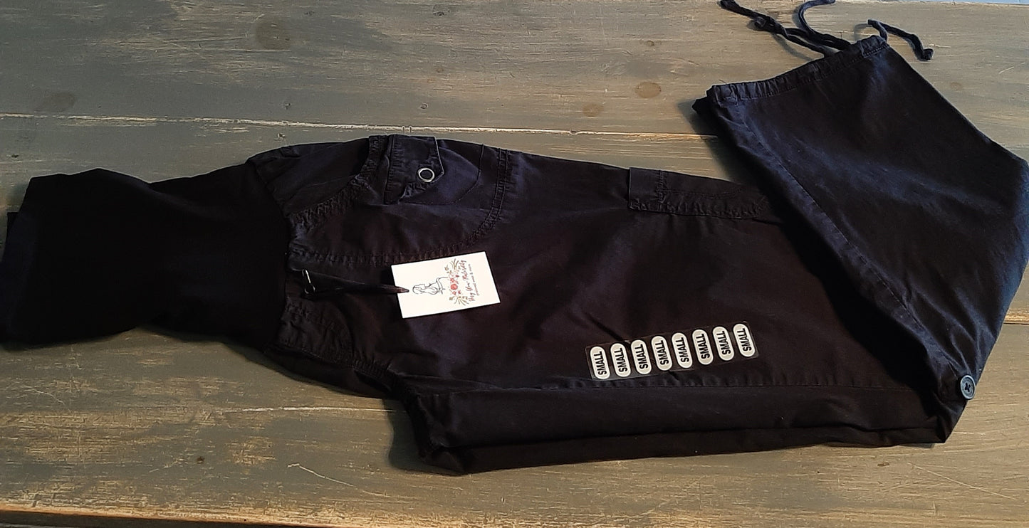 Full panel 28" capris cargo pants, Multi