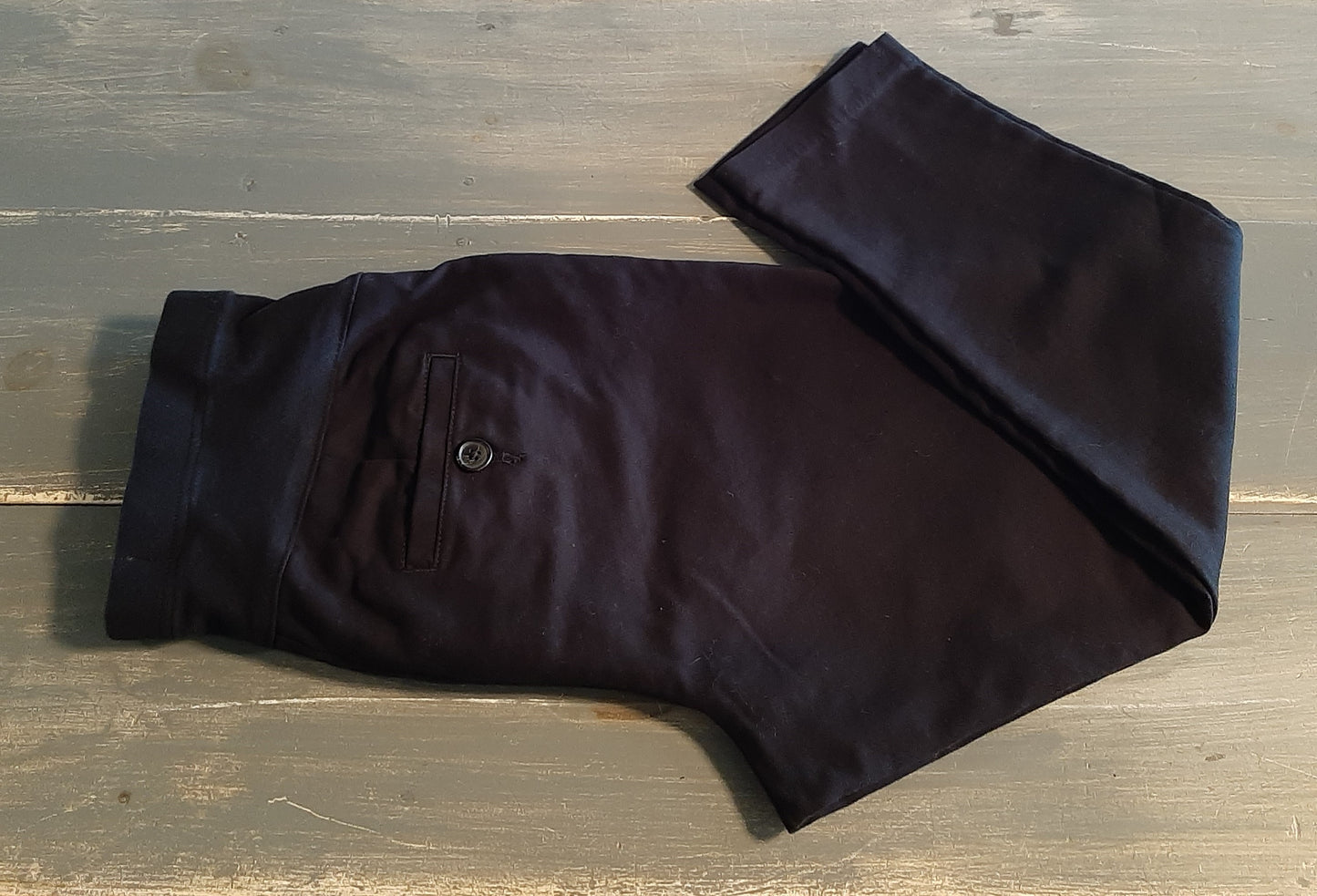 Mid panel 23” skinny cropped trousers, Black