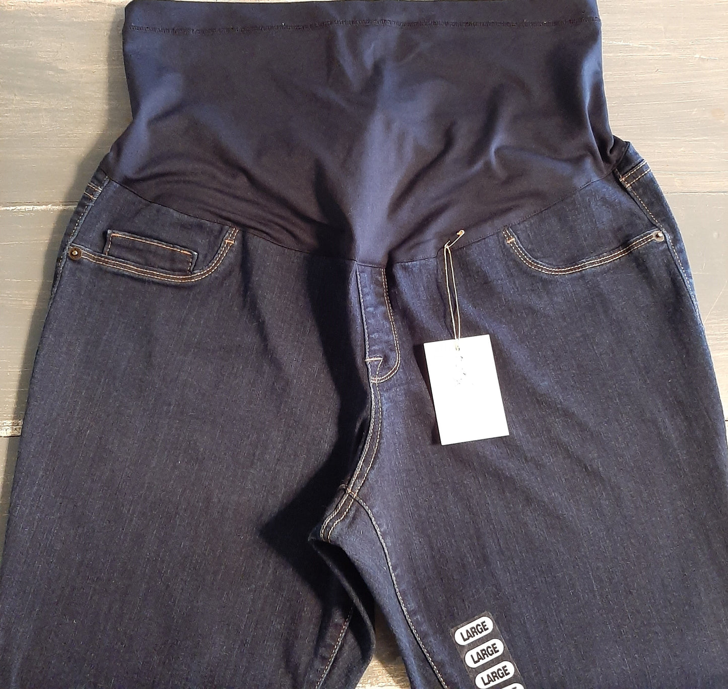 Essential full panel 28" skinny jeans, Dark wash