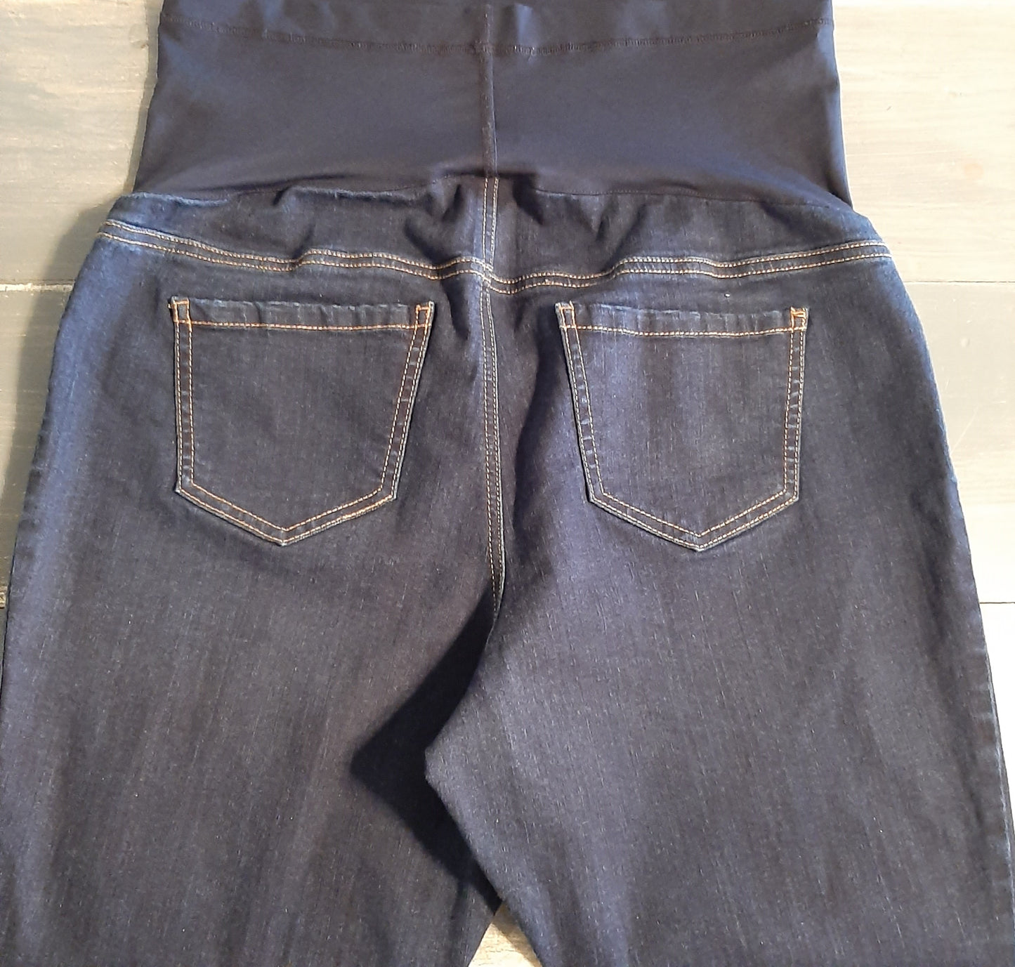 Essential full panel 28" skinny jeans, Dark wash