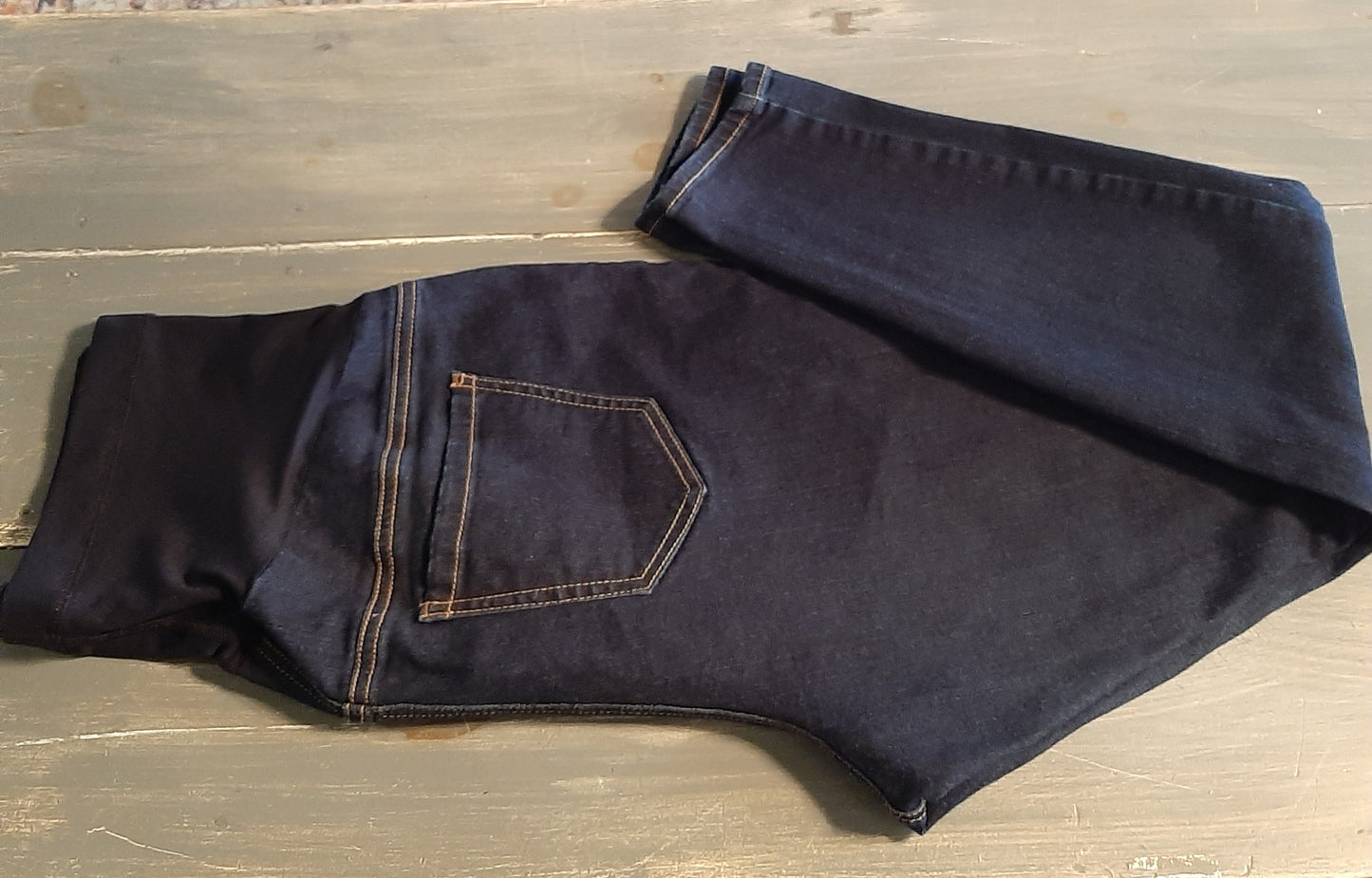 Essential full panel 28" skinny jeans, Dark wash