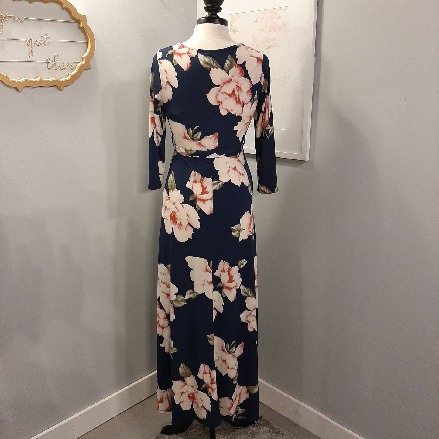 Blooming Beauty in Navy