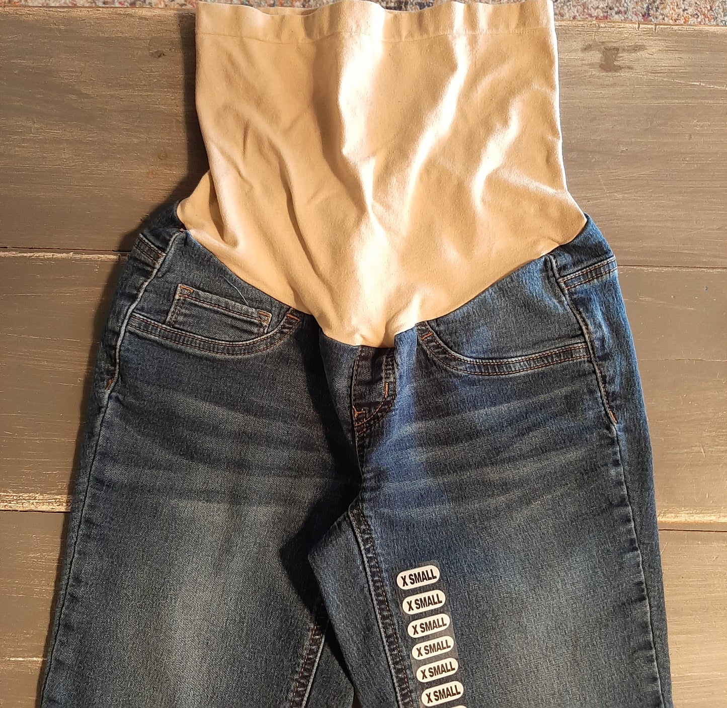 Full panel 27" skinny jeans, Dark wash