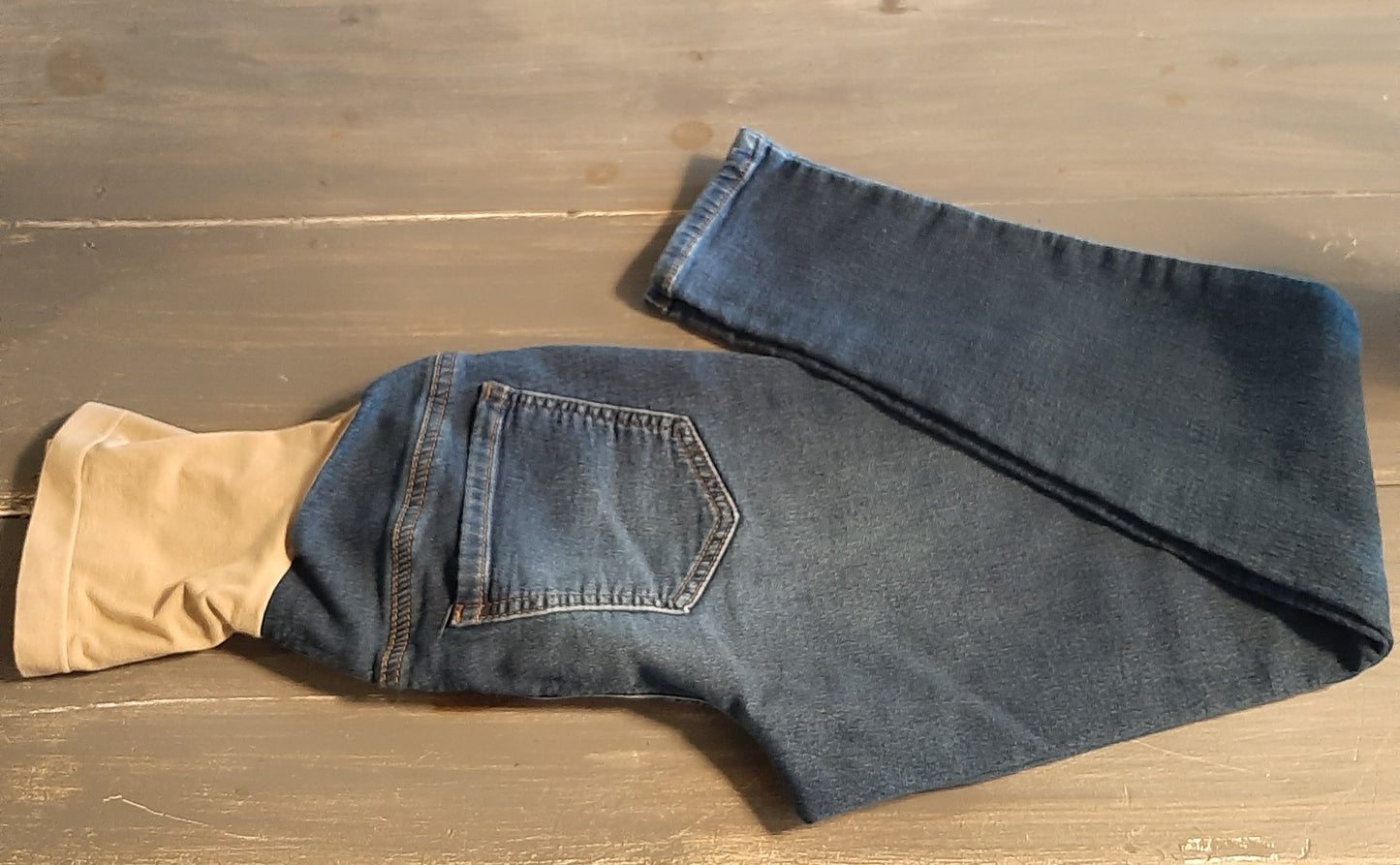 Full panel 27" skinny jeans, Dark wash