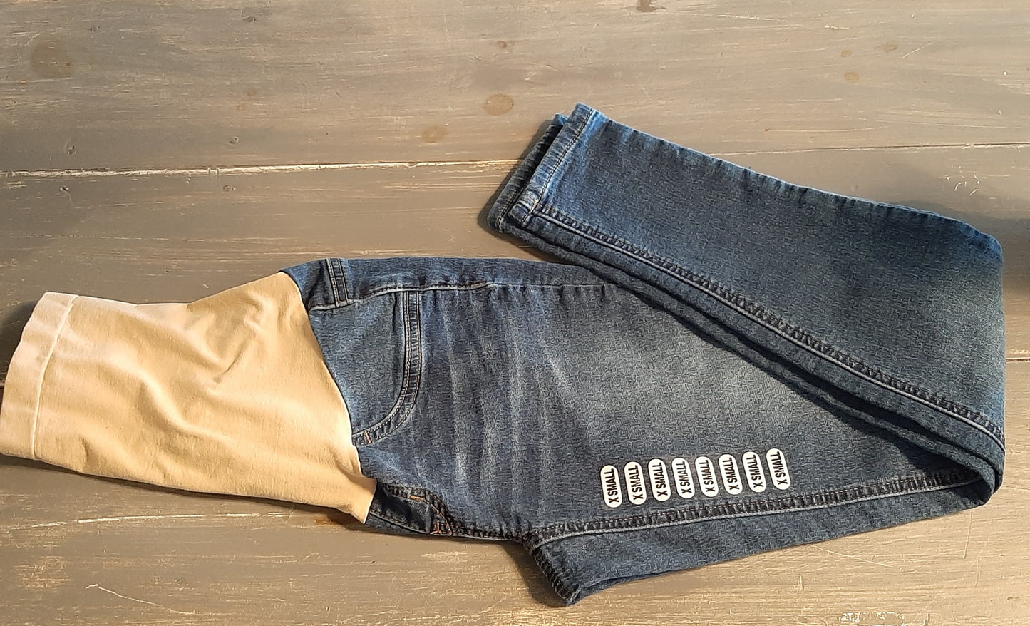 Full panel 27" skinny jeans, Dark wash