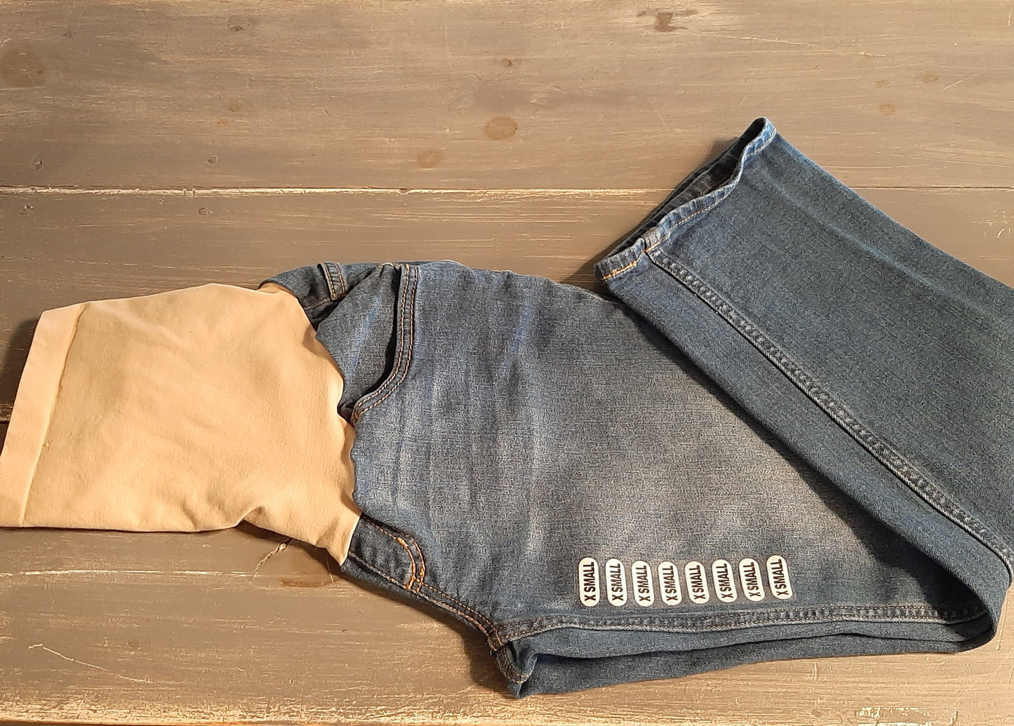 Full panel 24" straight leg jeans, Medium wash