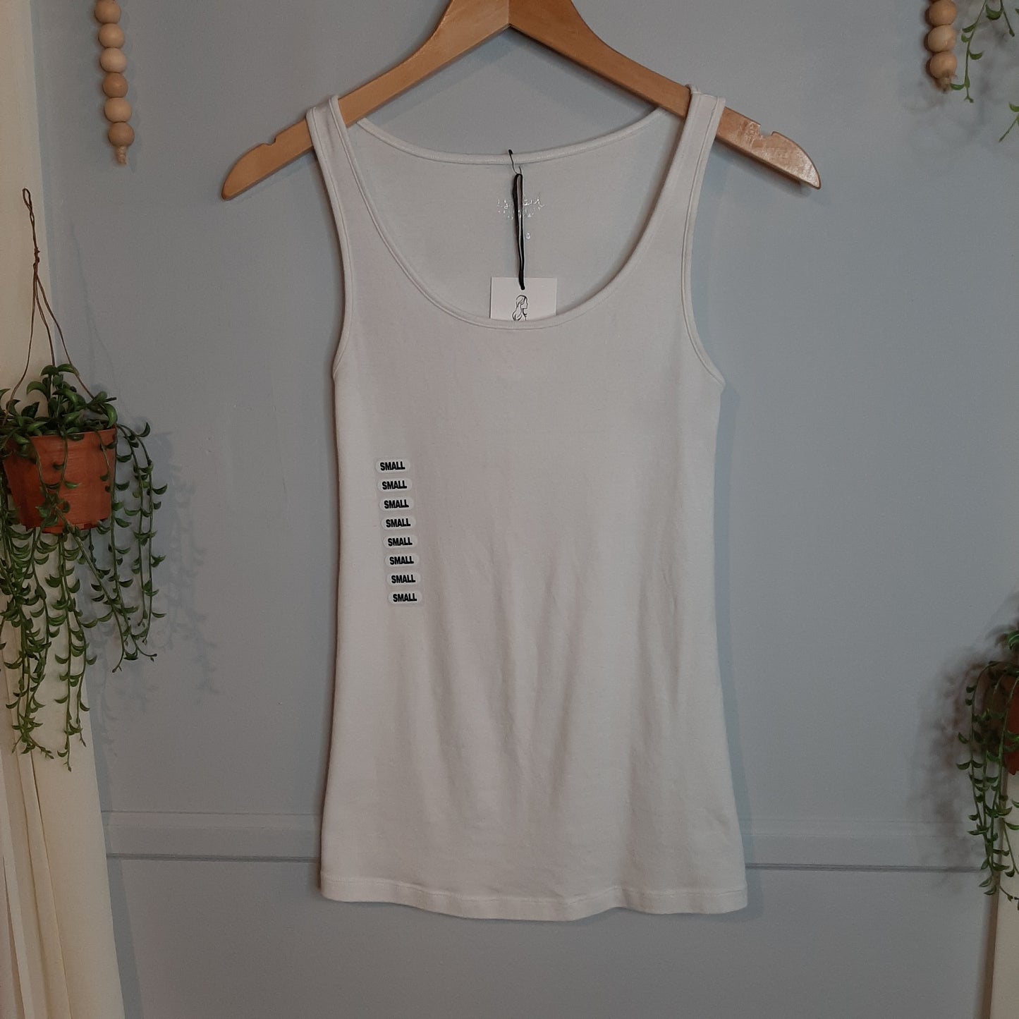 Basic scoop neck tank, Multi