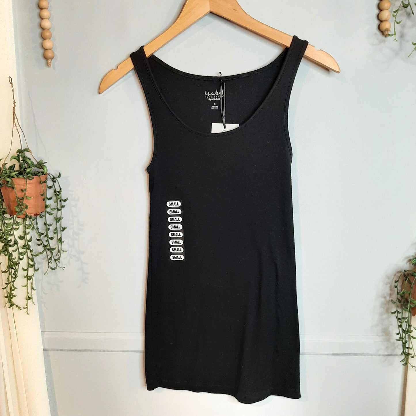 Basic scoop neck tank, Multi