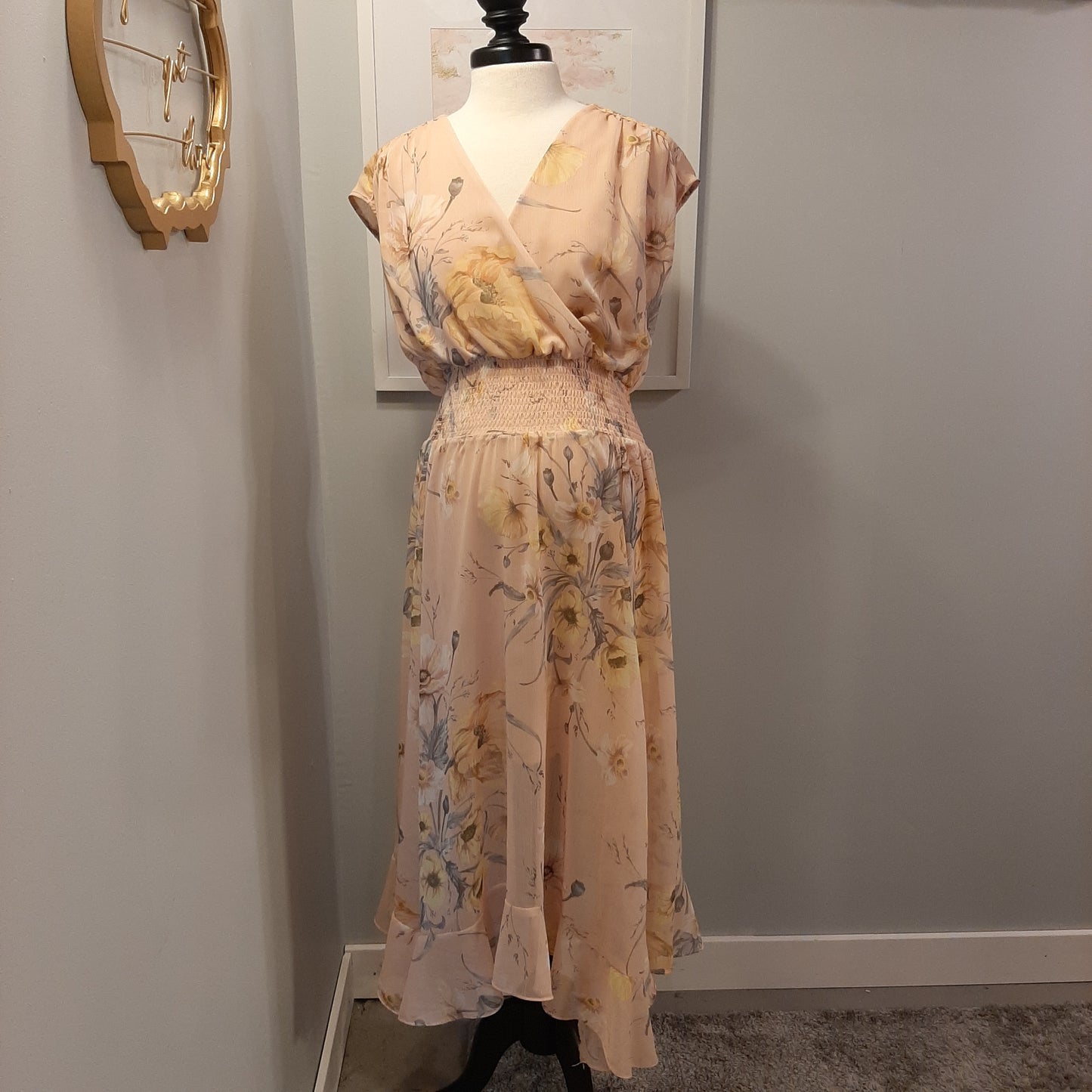 Spring Flowers in Peach